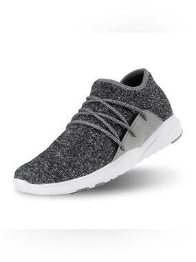 Vessi Cityscape Heather Gray Lace up Waterproof Sneakers Shoes, Size 6 women’s.